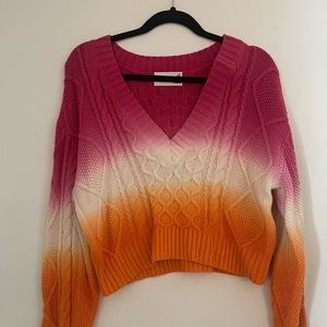 Wilfred tie dye cropped sweater